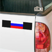 AUTOCOLLANT DE VOITURE DRAPEAU RUSSE (Sur camion)