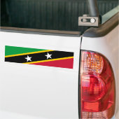 Autocollant De Voiture Drapeau Saint-Kitts-et-Nevis (Sur camion)