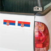 Autocollant De Voiture Drapeau Serbie (Sur camion)