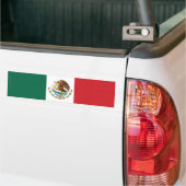 Autocollant De Voiture Drapeau simple du Mexique (Sur camion)