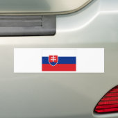 Autocollant De Voiture Drapeau Slovaquie (En voiture)