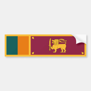 Autocollant De Voiture Drapeau Sri Lanka