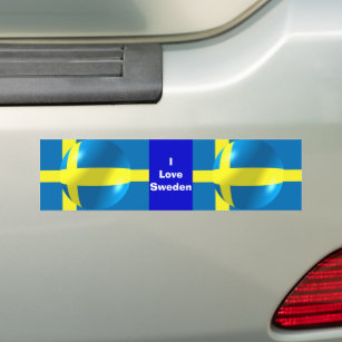 Autocollant De Voiture Drapeau suédois