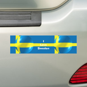 Autocollant De Voiture Drapeau suédois