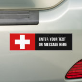 Autocollant De Voiture Drapeau Suisse (En voiture)