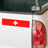 Autocollant De Voiture Drapeau suisse (Suisse) (Sur camion)