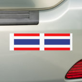 Autocollant De Voiture Drapeau Thaïlande (En voiture)