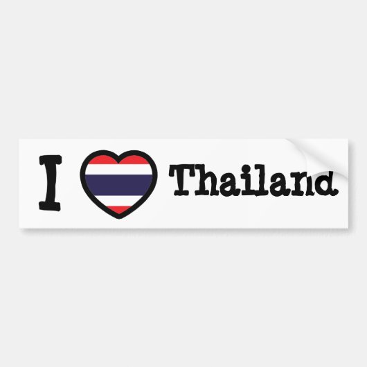 Autocollant De Voiture Drapeau Thaïlande (Devant)