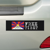 Autocollant De Voiture Drapeau tibétain Bumpersticker (En voiture)