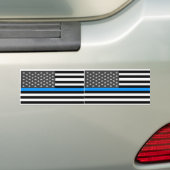 Autocollant De Voiture Drapeau tombé de police (En voiture)