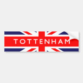 Autocollant De Voiture Drapeau tottenham (Devant)