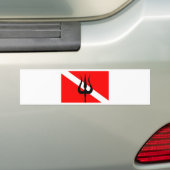 Autocollant De Voiture Drapeau Trident de piqué (En voiture)