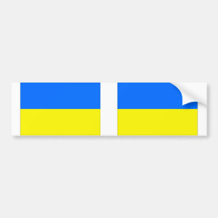 Autocollant De Voiture Drapeau Ukraine