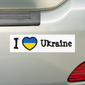 Autocollant De Voiture Drapeau Ukraine (En voiture)