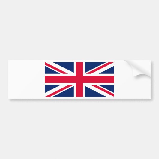 Autocollant De Voiture Drapeau Union Jack - Royaume-Uni (Devant)