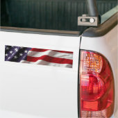 Autocollant De Voiture Drapeau USA - Sticker pare-chocs (Sur camion)