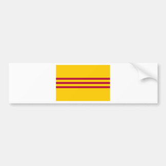 Autocollant De Voiture Drapeau vietnamien du sud - đỏ de sọc de Ba de