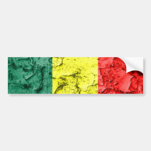 Autocollant De Voiture Drapeau vintage de rasta