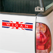 Autocollant De Voiture Drapeau Wigan (Sur camion)