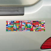 Autocollant De Voiture Drapeaux du monde (En voiture)
