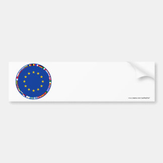 Autocollant De Voiture Drapeaux d'Union européenne