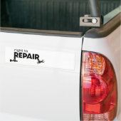 Autocollant De Voiture 🛠 droit de réparation (Sur camion)