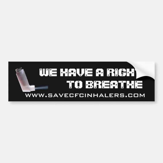 Autocollant De Voiture Droit de respirer (Devant)