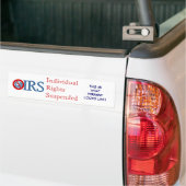 Autocollant De Voiture Droits individuels d'IRS suspendus (Sur camion)