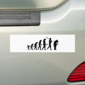 Autocollant De Voiture Drôle d'évolution du nerd (En voiture)