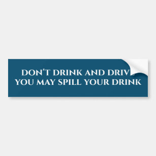 Autocollant De Voiture Drôle Ne pas boire et conduire