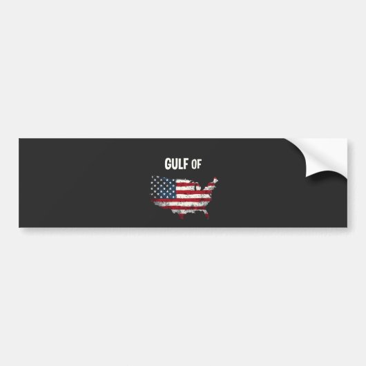 Autocollant De Voiture Drôle Trump USA Carte Drapeau (Devant)