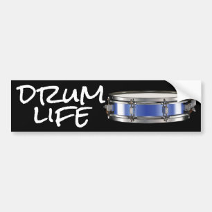 Autocollant De Voiture Drum Drum Drum Drummer