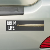 Autocollant De Voiture Drum Life Drumstick Percussionniste Drummer Musici (En voiture)