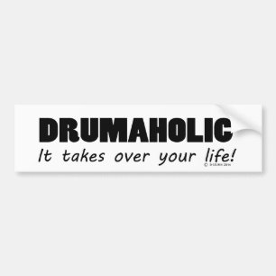 Autocollant De Voiture Drumaholic