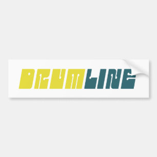 Autocollant De Voiture Drumline rétro