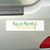 Autocollant De Voiture Dû en mars (En voiture)