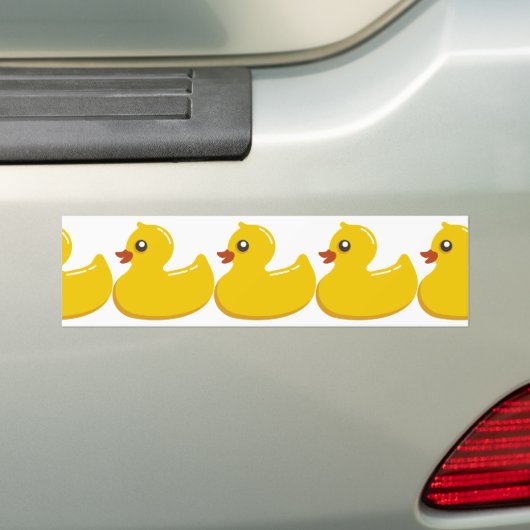 Autocollant De Voiture Duckie en caoutchouc jaune (En voiture)