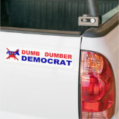 Autocollant De Voiture Dumb Dumber Democrat (Sur camion)