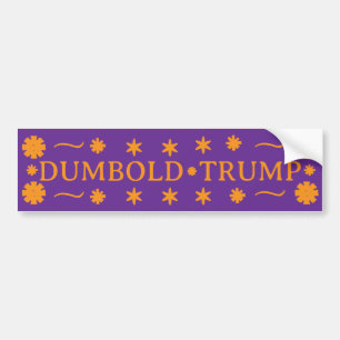AUTOCOLLANT DE VOITURE DUMBOLD TRUMP -