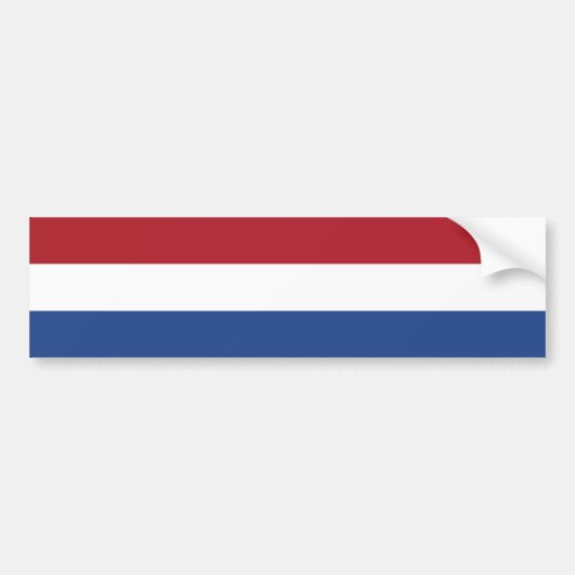 Autocollant De Voiture Dutch Flag (Devant)