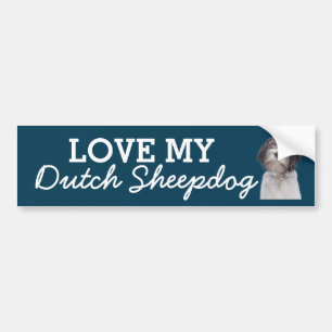 Autocollant De Voiture Dutch Shepherd bumper sticker