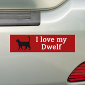 Autocollant De Voiture Dwelf Love (En voiture)