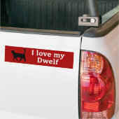 Autocollant De Voiture Dwelf Love (Sur camion)