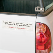 Autocollant De Voiture  Dwight D. Eisenhower (Sur camion)