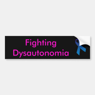 Autocollant De Voiture Dysautonomie de combat