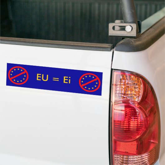 Autocollant De Voiture E-I à l'UE (Sur camion)