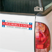 Autocollant De Voiture E Pluribus Unum (Sur camion)
