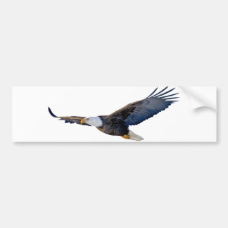 Autocollant De Voiture Eagle chauve montant