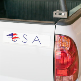 Autocollant De Voiture Eagle Flag USA part dans le nouvel âge d'or en Amé