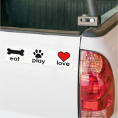 Autocollant De Voiture Eat.Play.Love. (Sur camion)